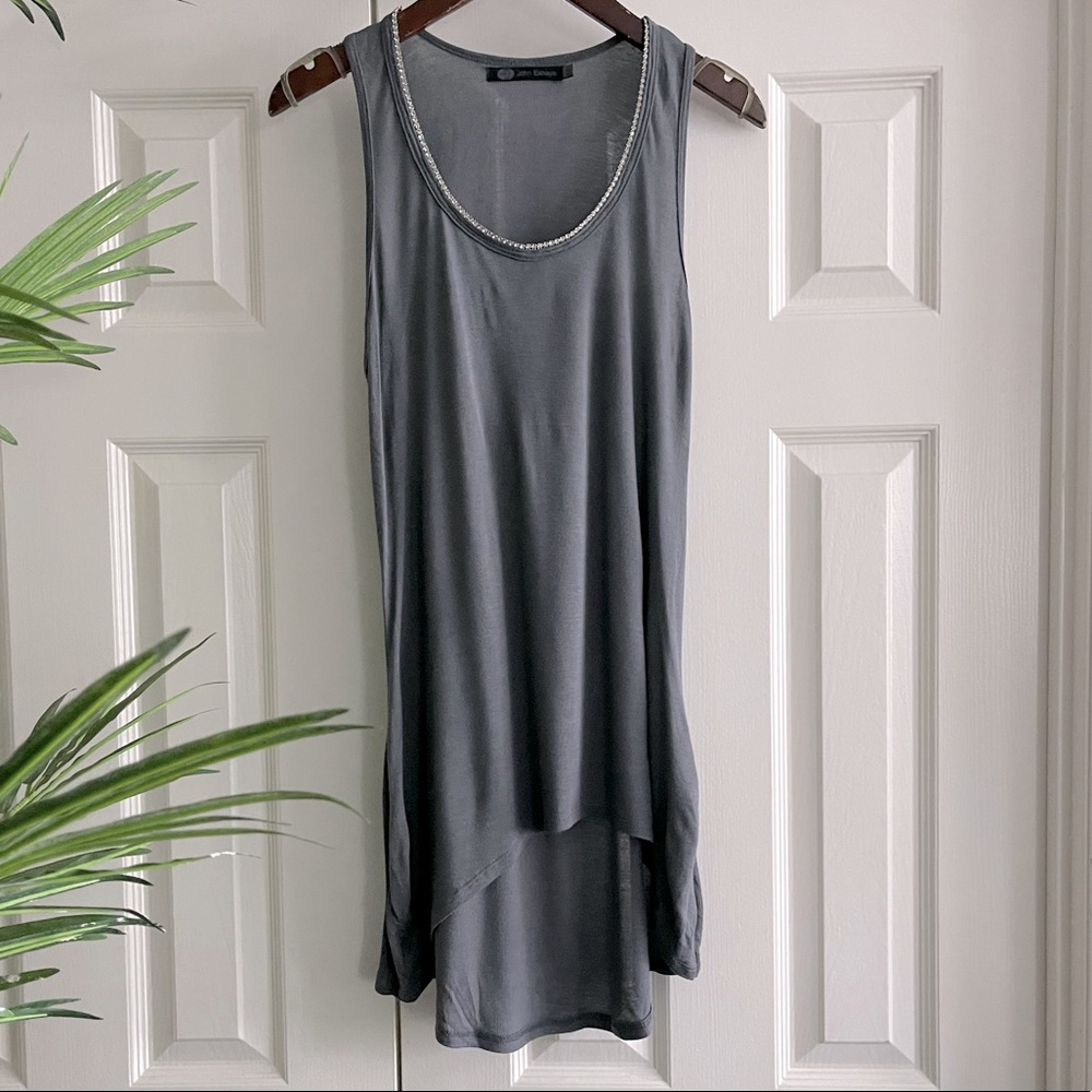 Embellished Neckline Tunic